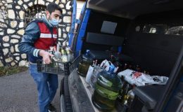 400 litre sahte alkolle yakalandı serbest bırakıldı