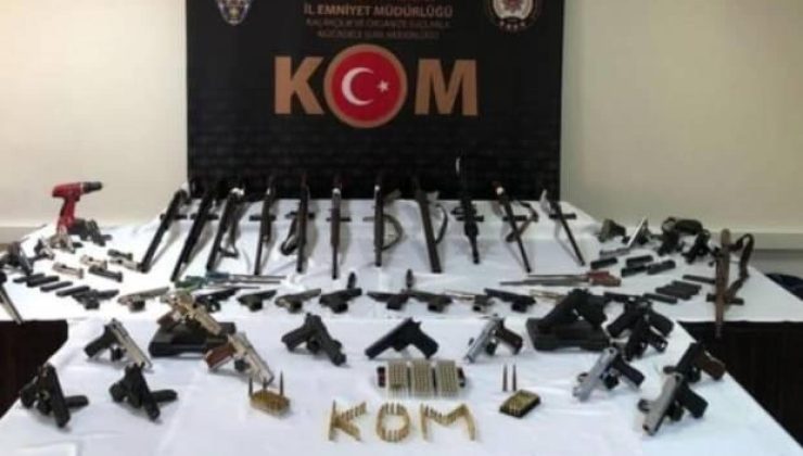 6 ilde silah kaçakçılarına operasyon: 15 gözaltı