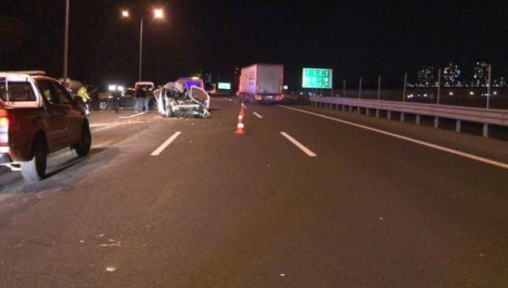 Ankara Çevre Yolun’da trafik kazası: 1’i ağır 2 yaralı