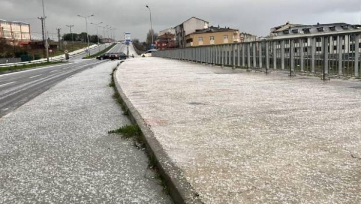 Arnavutköy beyaza büründü