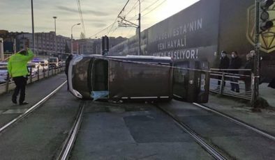Bağcılar-Güngören hattında kaza! Tramvay seferleri durdu