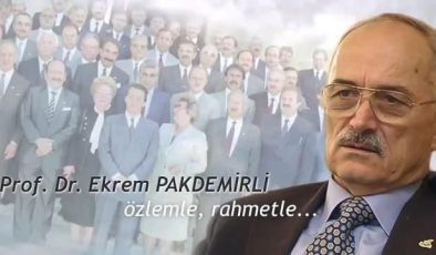 Bakan Pakdemirli: Babam merhum Prof. Dr. Ekrem Pakdemirli’yi rahmetle anıyorum