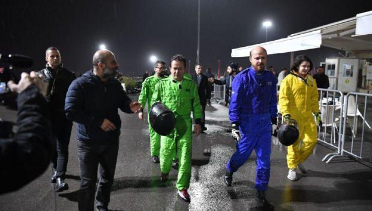 Bilal Erdoğan ile Kenan Sofuoğlu’nun müthiş yarışı