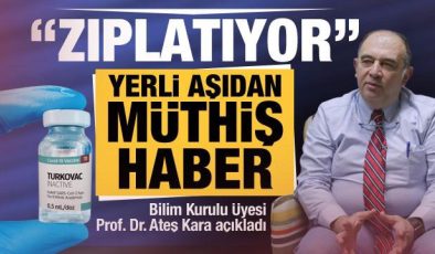 Bilim Kurulu Üyesi Prof. Dr. Ateş Kara: TURKOVAC antikor seviyesini zıplatıyor