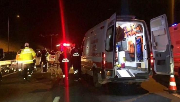 Bursa Gemlik’te feci kaza: 3 ölü, 4 yaralı