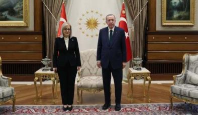 Cumhurbaşkanı Erdoğan, Arnavutluk Meclis Başkanı Nikolla’yı kabul etti