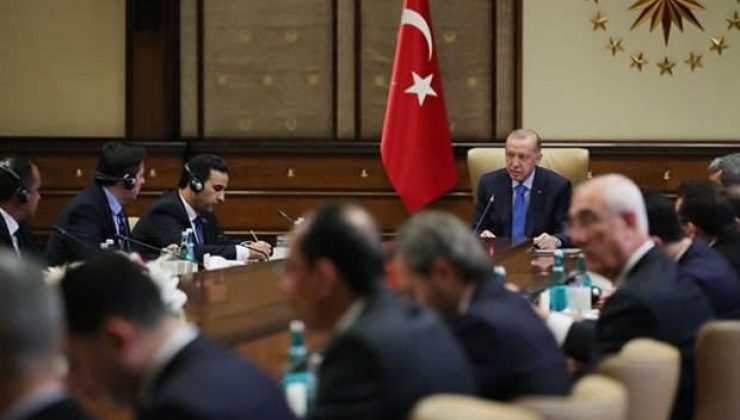 Cumhurbaşkanı Erdoğan, Libya Temsilciler Meclisi Başkanvekili El-Nuveyri’yi kabul etti