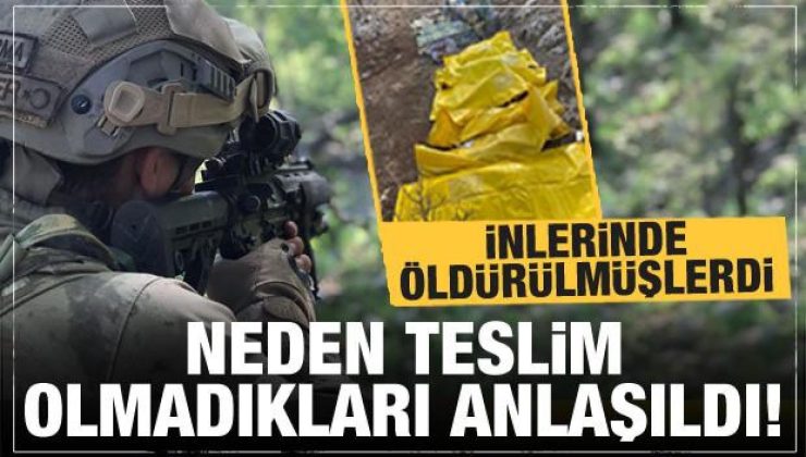 İnlerinde etkisiz hale getirilmişlerdi! O teröristlerden birinin kimliği açıklandı