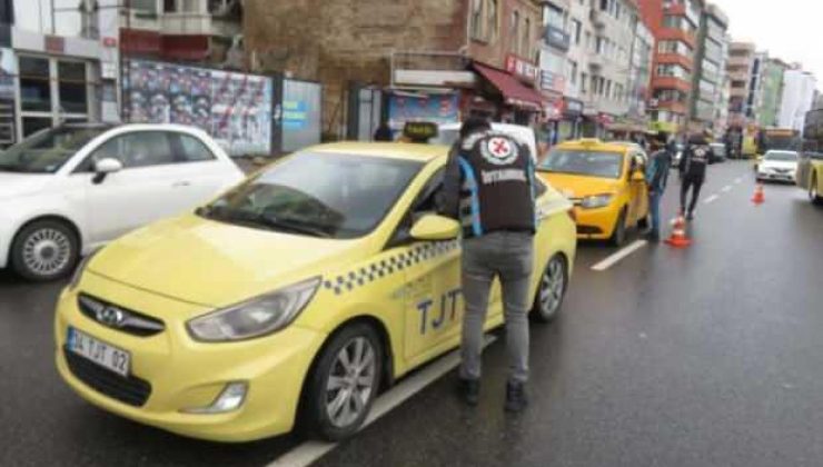 Kadıköy’de taksicilere denetim