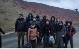 Kilis’te 16 kaçak göçmen yakalandı