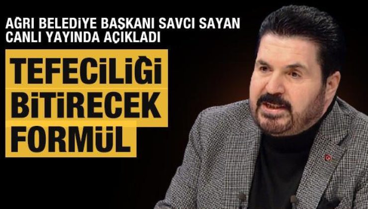 Savcı Sayan tefecilerin arkasındaki iki gücü ve tefeciliği bitirecek formülü açıkladı