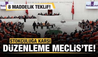 Stokçuluğa karşı düzenleme Meclis’te! 8 maddelik teklif