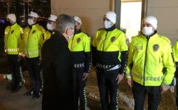 İstanbul Valisi Ali Yerlikaya emniyet personelini ziyaret etti