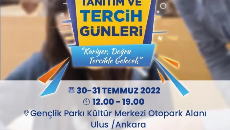 Ankara Büyükşehir Belediyesi ‘Üniversite Tanıtım ve Tercih Günleri’ Düzenleyecek