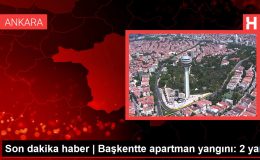 Son dakika haber | Başkentte apartman yangını: 2 yaralı