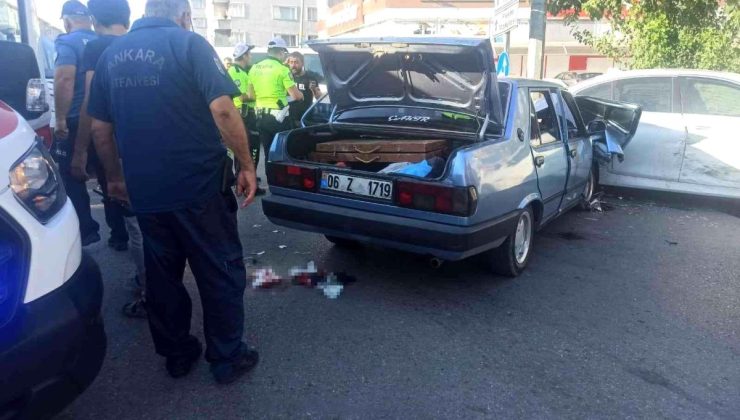 Son dakika haberleri | Başkentte trafik kazası: 4 yaralı