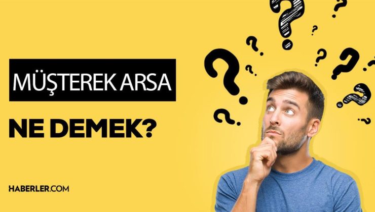 Müşterek arsa nedir? TOKİ müşterek arsa ne demek? Müşterek arsa kaç metrekare?