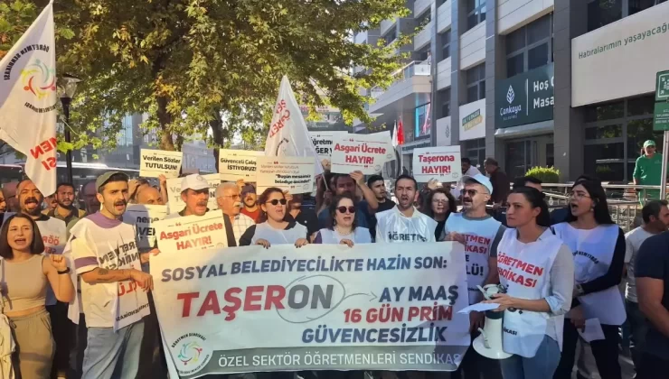 Öğretmenlerden Taşerona Hayır Eylemi