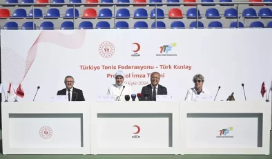 Türkiye Tenis Federasyonu ve Türk Kızılay Sosyal Sorumluluk Protokolü İmzaladı