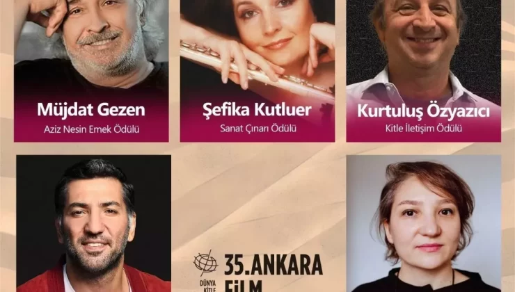 35. Ankara Film Festivali Onur ve Vakıf Ödülleri Sahiplerini Buldu