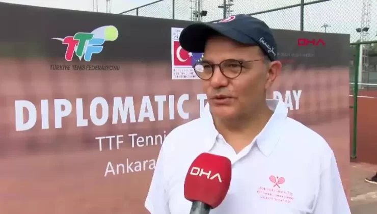 Ankara’da Diplomatik Tenis Günü Turnuvası Düzenlendi