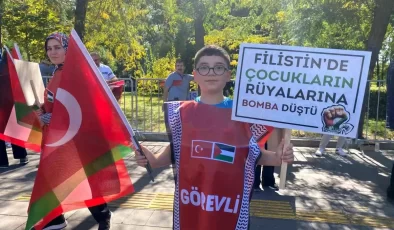 Ankara’da Filistin’e Destek Yürüyüşü Düzenlendi