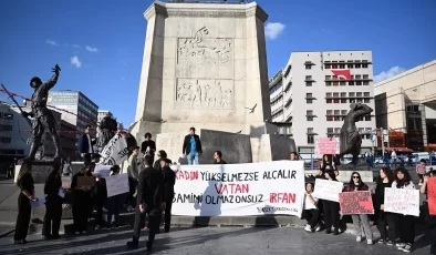 Ankara’da Üniversite Öğrencilerinden Kadın Cinayetlerine Protesto