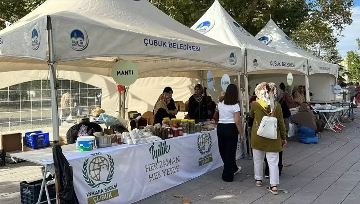 Çubuk’ta Gazze İçin Yardım Kermesi Düzenlendi