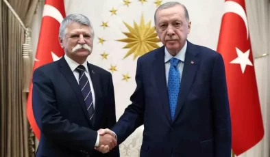 Cumhurbaşkanı Erdoğan, Macaristan Ulusal Meclis Başkanı Köver’i kabul etti