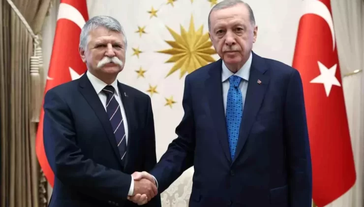 Cumhurbaşkanı Erdoğan, Macaristan Ulusal Meclis Başkanı Köver’i kabul etti