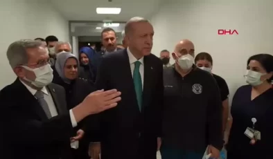 Cumhurbaşkanı Erdoğan trafik kazasında yaralanan AK Parti Ankara İl Gençlik Kolları Başkan Yardımcısı Ayşenur Gök’ü hastanede ziyaret etti