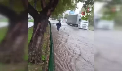 Nallıhan’da Sağanak Yağış Zor Anlar Yaşattı