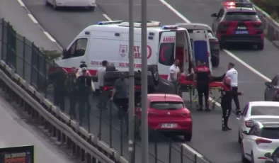 Şişli’de Otomobil Takla Attı, Trafik Yoğunluğu Oluştu