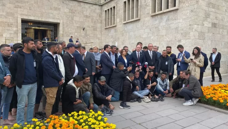 Soma’lı Madenciler Ankara’da Hak Aradı